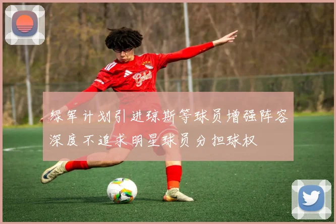 绿军计划引进琼斯等球员增强阵容深度不追求明星球员分担球权